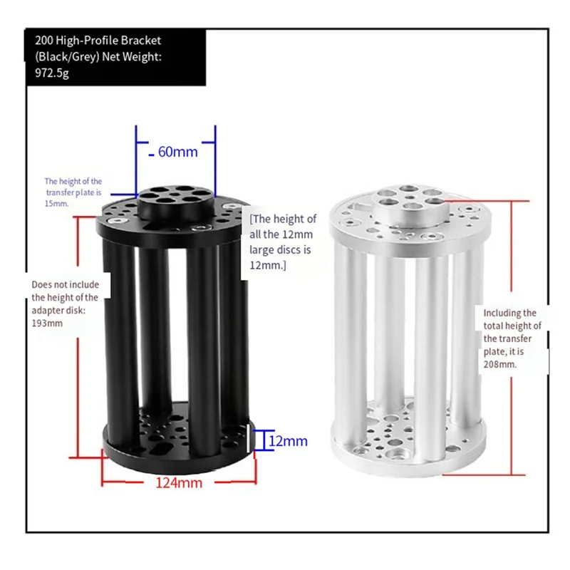 Qy-200 مستشعر الارتفاع للتلسكوب الاستوائي AM5 CEM40 Eaton TC40 عمود تمديد فلكي Tele أسود #6