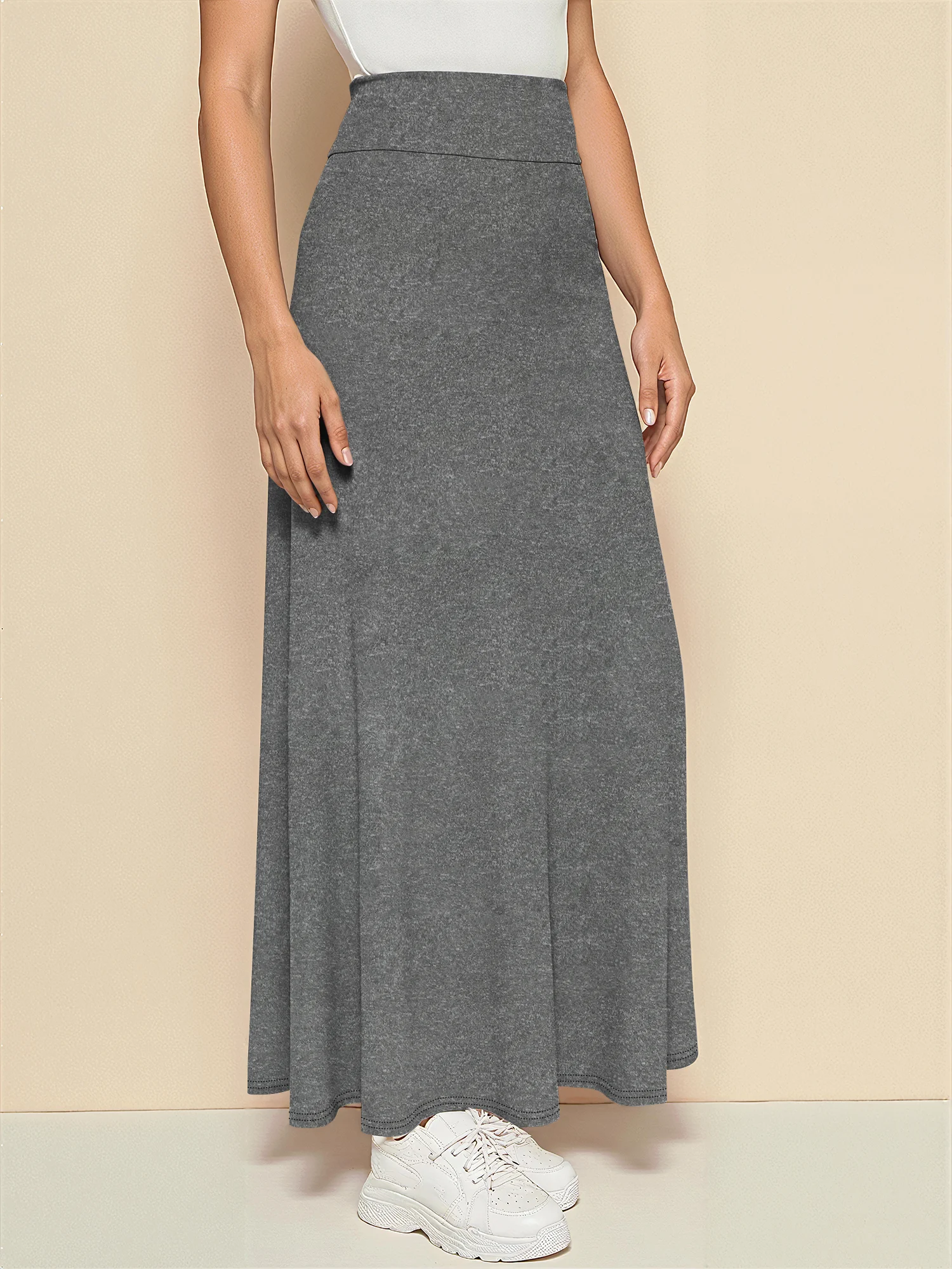 Spring Flowy Maxi Skirt, Airy Soft Material, Coastal Getaway & Picnic Outfit
