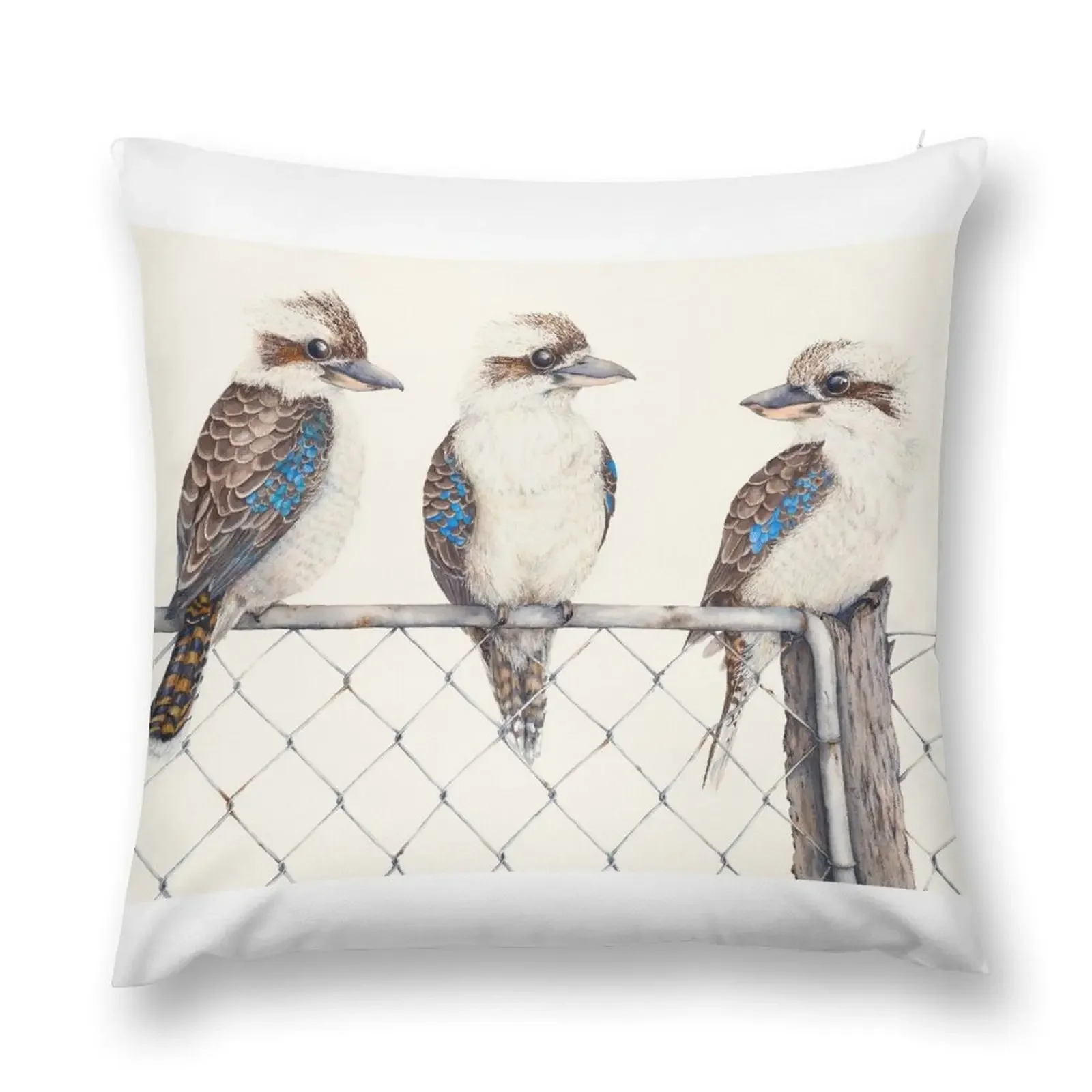 Sitting on the Fence II Throw Pillow Custom Cushion Christmas Covers pillow