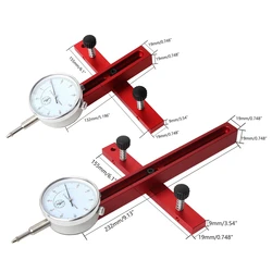 1Pc Table Saw Dial Gauge Corrector Aluminum Alloy For Saw Table Saw Blade Parallelism Correction Woodworking Tool