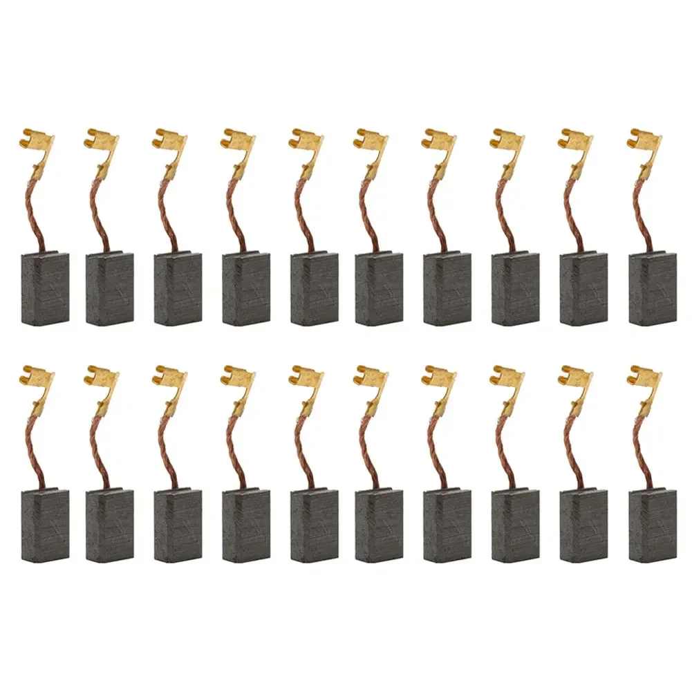 20 قطعة فرش كربون محرك الفحم لبوش طاحونة مثقاب طرق كهربائي فرشاة السلطة زاوية طاحونة أداة الملحقات #2