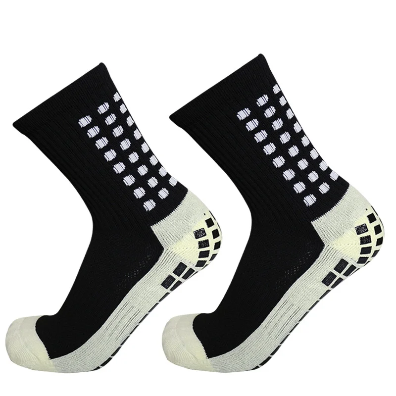 Men New Football Socks 12 and Women Pair Sports Socks Non-slip Silicone Bottom Soccer Baseball Socks Rugby Socks