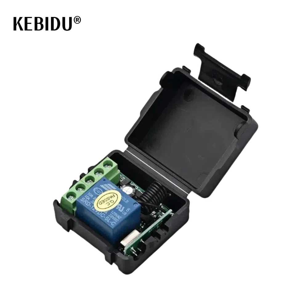 433 ميجا هرتز RF اللاسلكية مفتاح الإضاءة تيار مستمر 12 فولت التتابع استقبال ل On Off الارسال التحكم عن بعد أضواء لمبة الأجهزة المنزلية DIY بها بنفسك