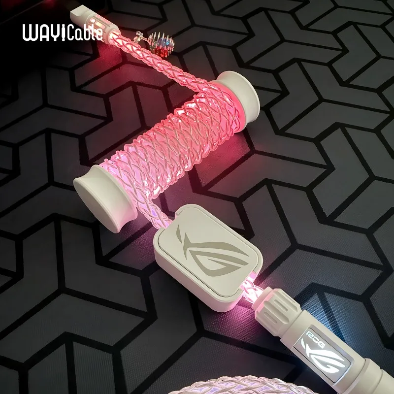 Magnetic Switch Keyboard Aviation Cable Custom Single Crystal Copper Keyboard Cable 8K Game Mechanical Keyboard Accessories