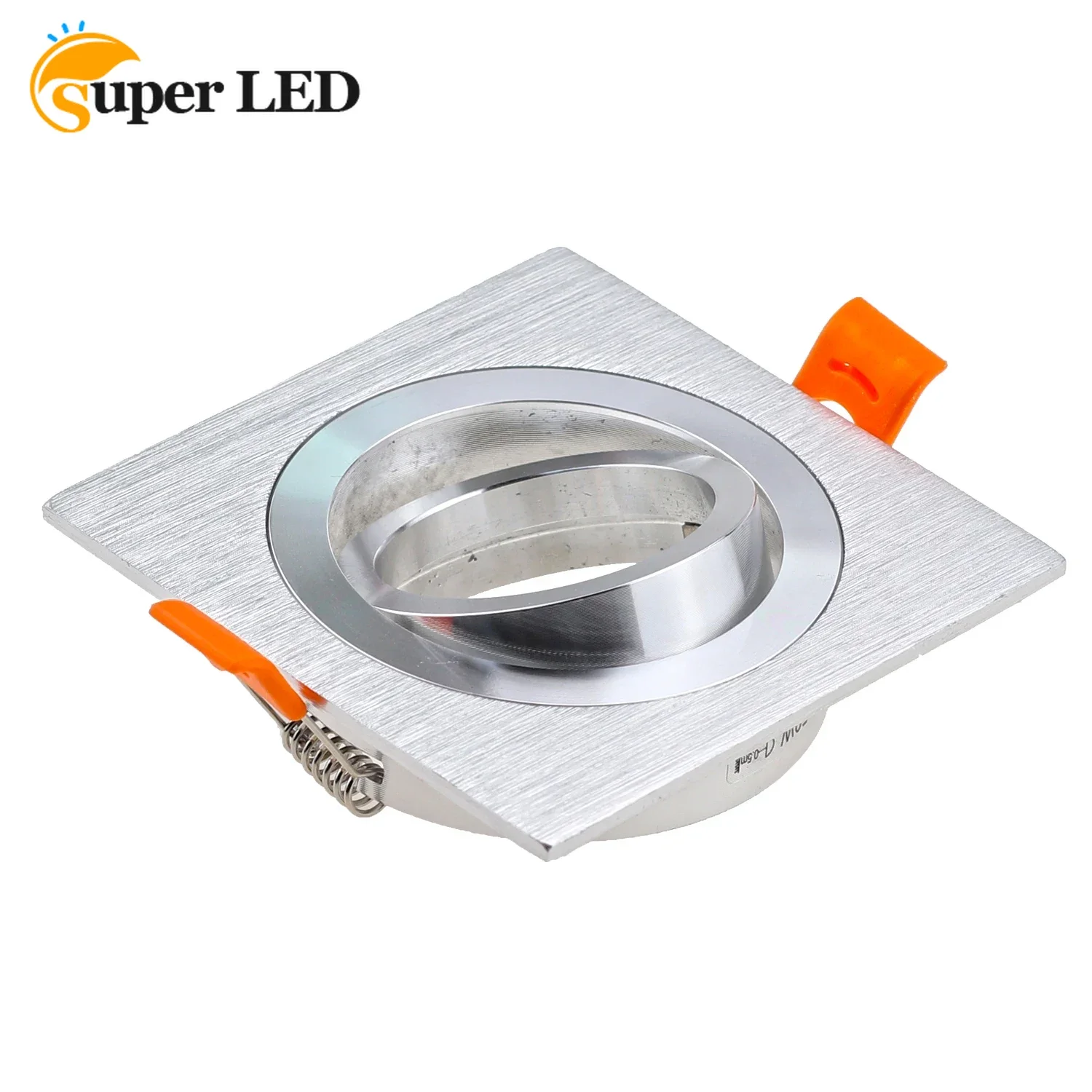 Praça ajustável recesso teto Downlight, luminária moderna, GU10, MR16, GU5.3