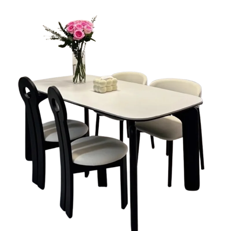 

Legs High Space Saving Luxury Dining Tables Wooden Modern Square White Wood Dining Tables Home Furniture