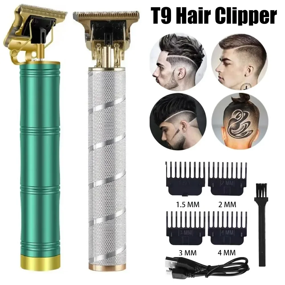 Hot Sale Hair Cutting Machine Men Beard Trimmer Electric Hair Clipper T9 Hair Trimmer Rechargeable Electric Shaver Beard Barber