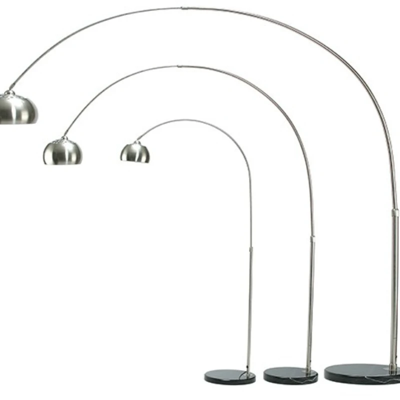 

Nordic modern and simple, stainless steel fishing floor lamp, large, medium and small can be selected arbitrarily with floor