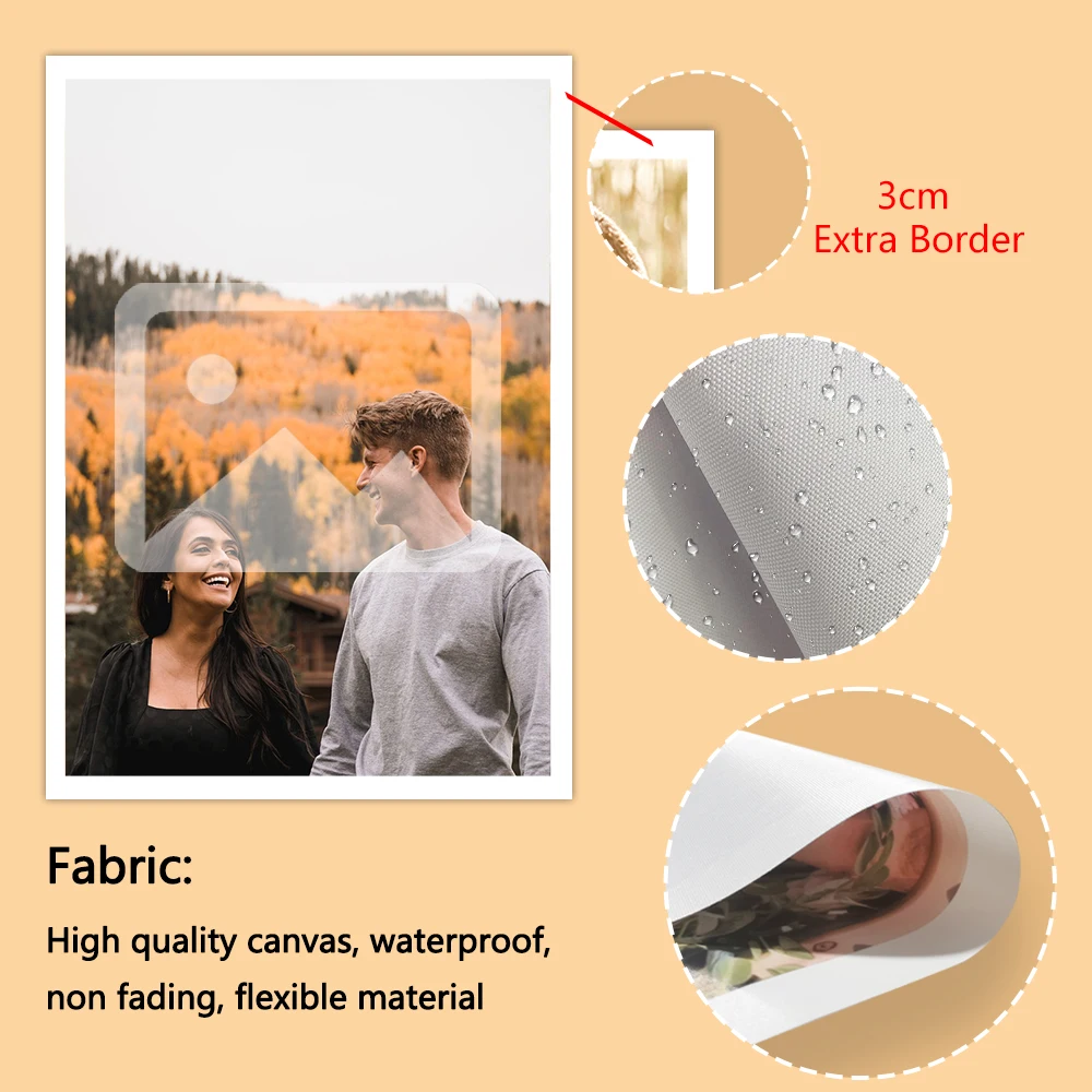 Custom Photo Canvas poster Home Decoration Print Your Photos on Canvas Custom Poster Plus Frame Art Photos, Pets, Canvas Paint