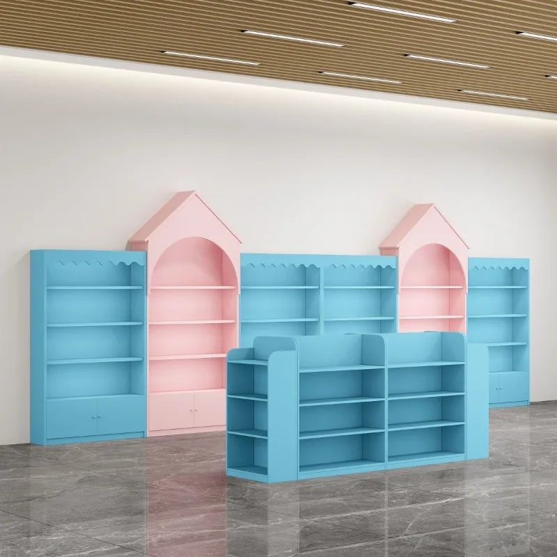 

Maternal and infant store shelf milk powder diaper display cabinet children's handmade workshop display rack