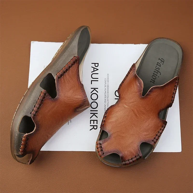 Comfortable Man Sandal Original Brands Shoes for Men 2024 Beach Slippers Man Brand Slippers Luxury Men\'s Comfortable Slipper