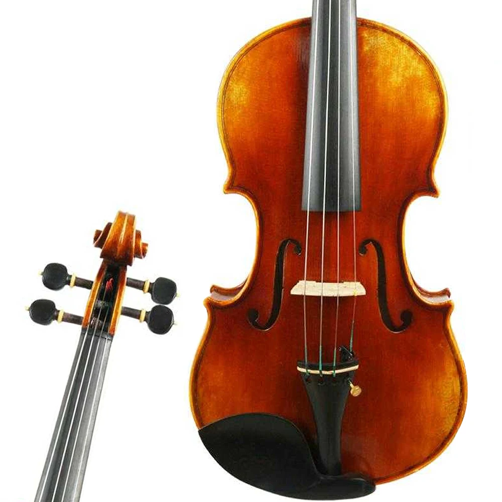 Limit Craftsman Best Handmade Top Grade Spruce Professional Performance Store European Wood Violin For 15 Years