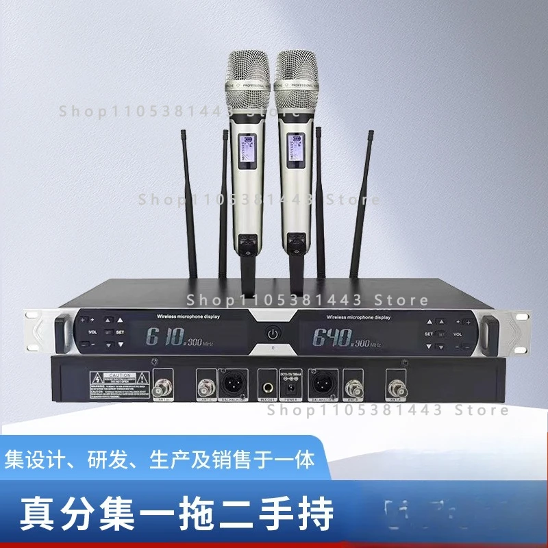 Headset Speech Conference Performance KTV Home Public Professional True Diversity One To Two Wireless Microphone U Segment