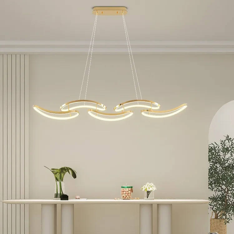 

Unique Artistic Italian Luxury Multi-arm Dining Chandelier Modern Minimalist Creative Bar Table Hanging Light