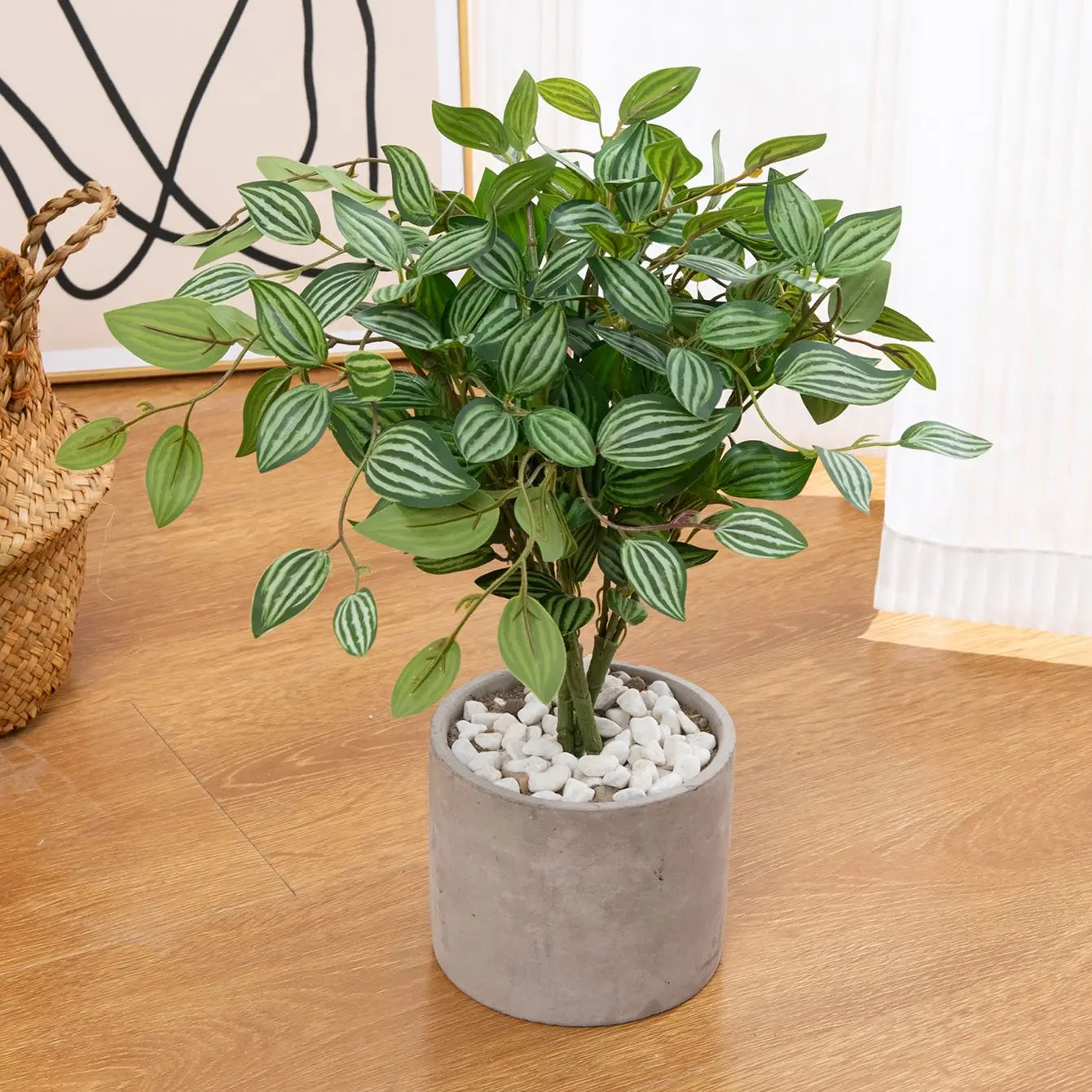 Plantes artificielles, bonsaï vert, décoration de maison, décoration de fête, artisanat, bouquet de mariage, accessoires, ornement de table de bureau, fausses feuilles, vases cadeaux