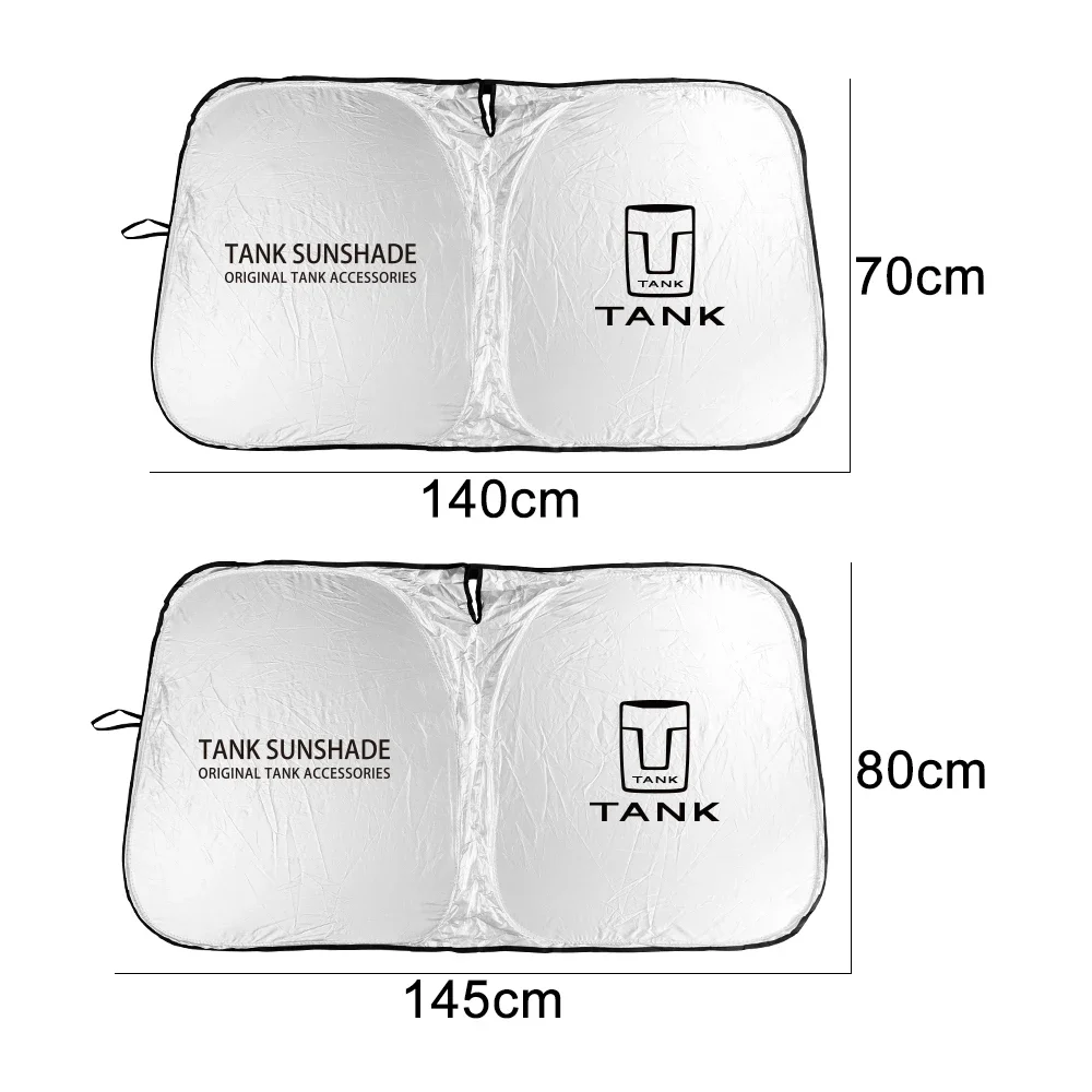 For GWM Tank 300 500 2020 2021 2022 2023 2024 Accessories Car Front Windshield Sun Shade Covers Auto Window Sunscreen Protector
