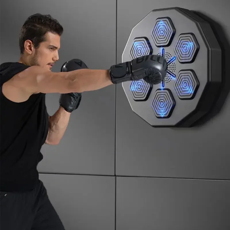 New design custom boxing trainer target wall smart music boxing training machine for children and adults