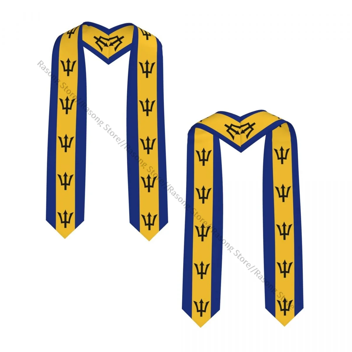 School Student Graduation Stole Barbados Flag Sash Graduate Ceremony Graduation Stole Photo Props