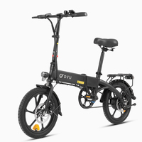 DYU A1F 16'' Full Folding Electric Bike, 250W motor, 36V 7.5AH battery, 25km/h