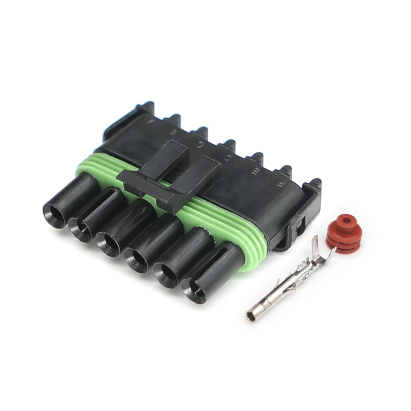 1Set 12015799  12010975  Automotive Waterproof Connector Housing  2.5mm Sensor Harness Connector  Additional Terminal and Seal