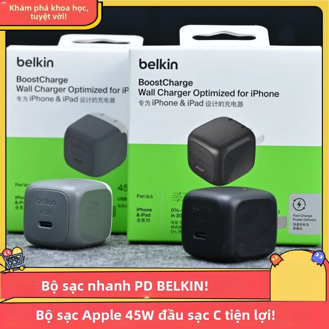Belkin | Củ sạc nhanh PD 45W nhỏ gọn