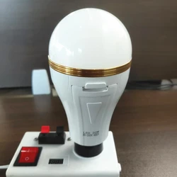 E27 acil durum lambası Ac85-265v dahili 2 18650 lityum piller Led ışık ampul kurulumu kolay acil durum lambası