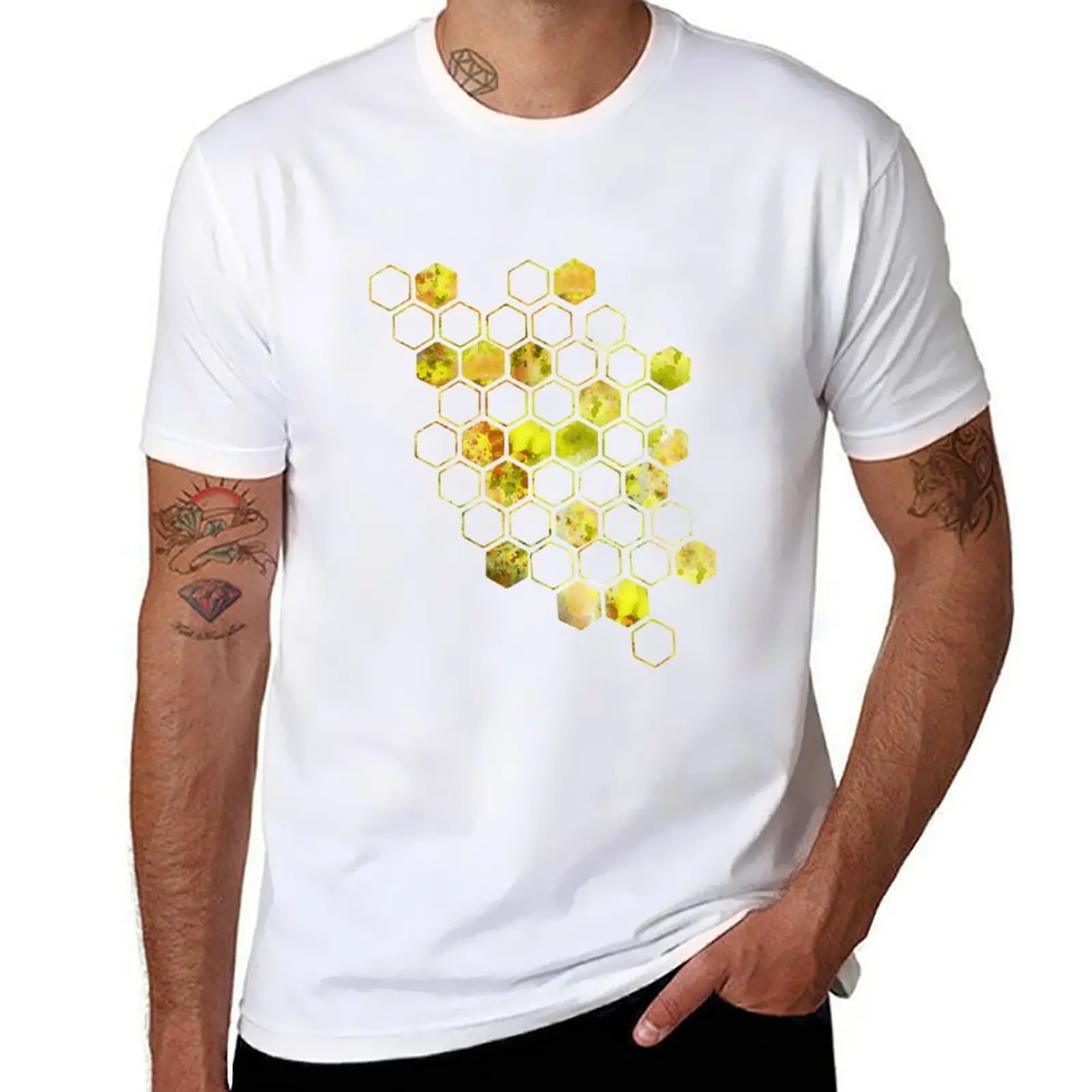 

Honeycomb T-Shirt Man t-shirt valentines boutique clothes Funny t-shirts mens graphic t-shirts hip hop