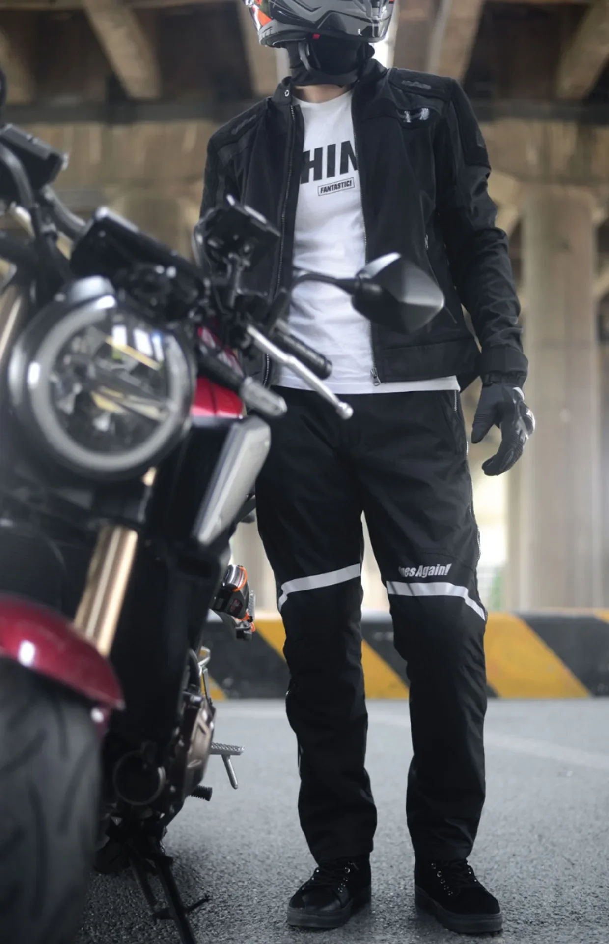 

Motorcycle Winter Riding Pants Windproof and Warm Quick-release Men's Motorcycle Anti-fall Leggings Quick-release Pants