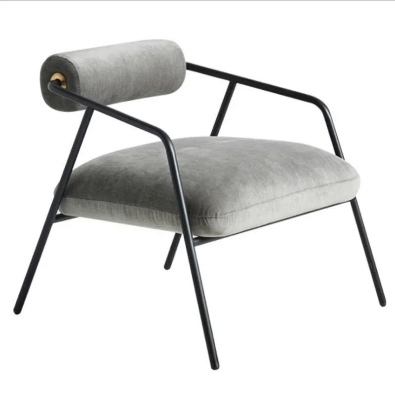 Silla de estilo minimalista para el hogar, sillón sencillo de estilo italiano, de lujo, perezoso, individual, posmoderno, creativo, para sala de