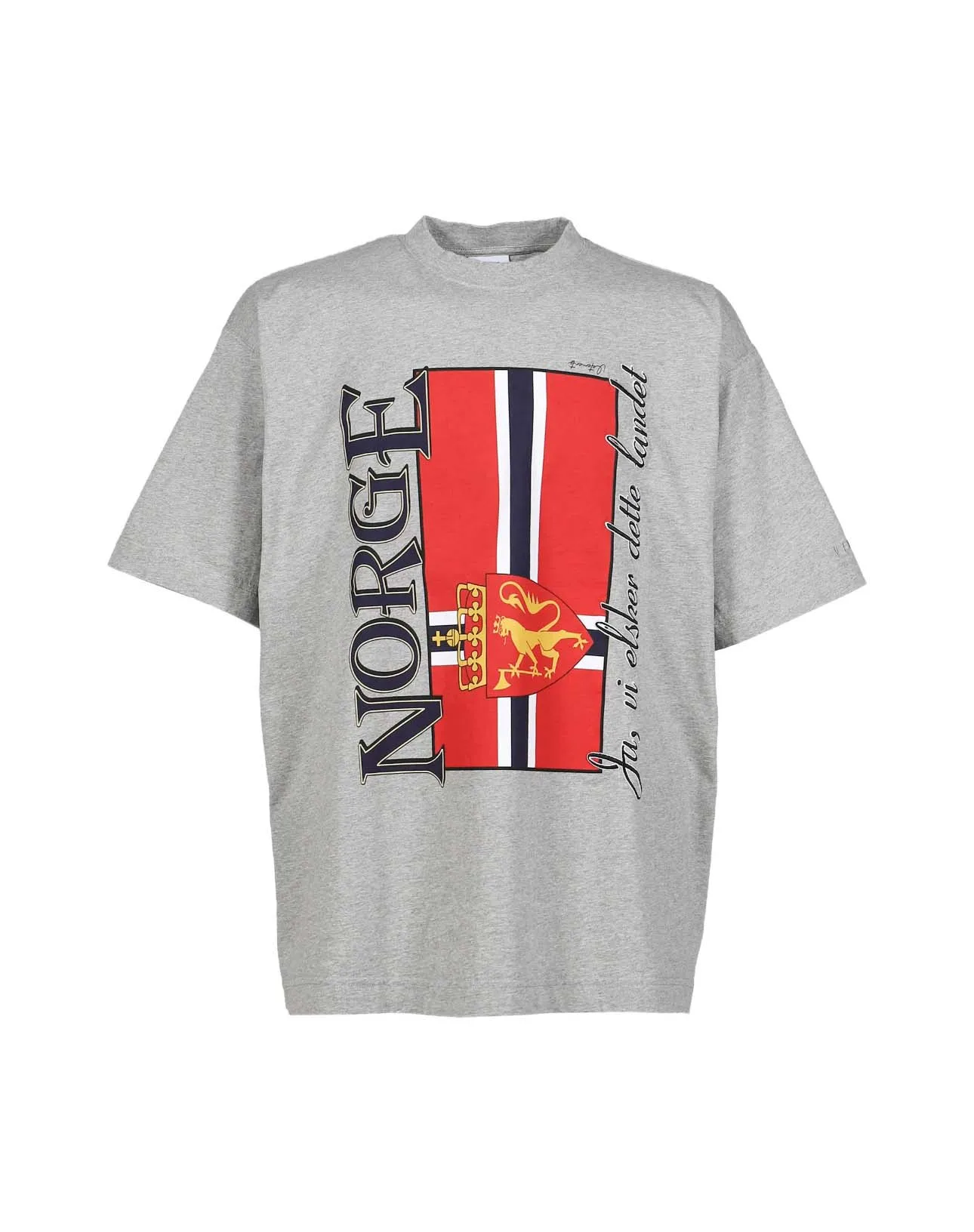 2026ss Best Version VT Norway Royal Flag Printed Women Men T shirts tees Hiphop Oversized Men Casual Summer T shirt