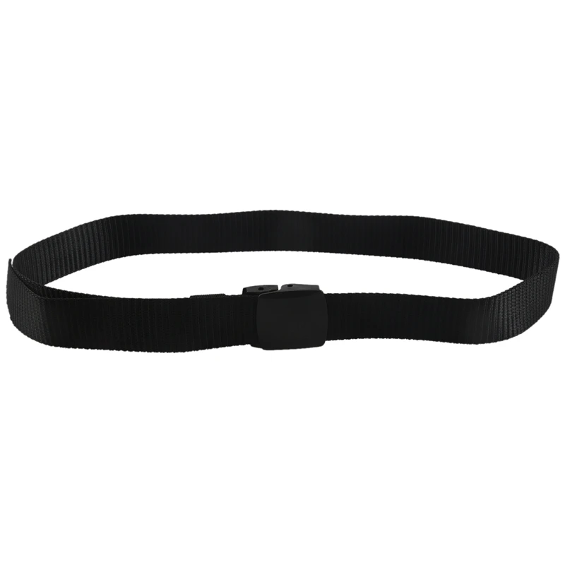 حزام قماش البرية للرجال ، معدن الحرة البلاستيك التلقائي مشبك ، 3X