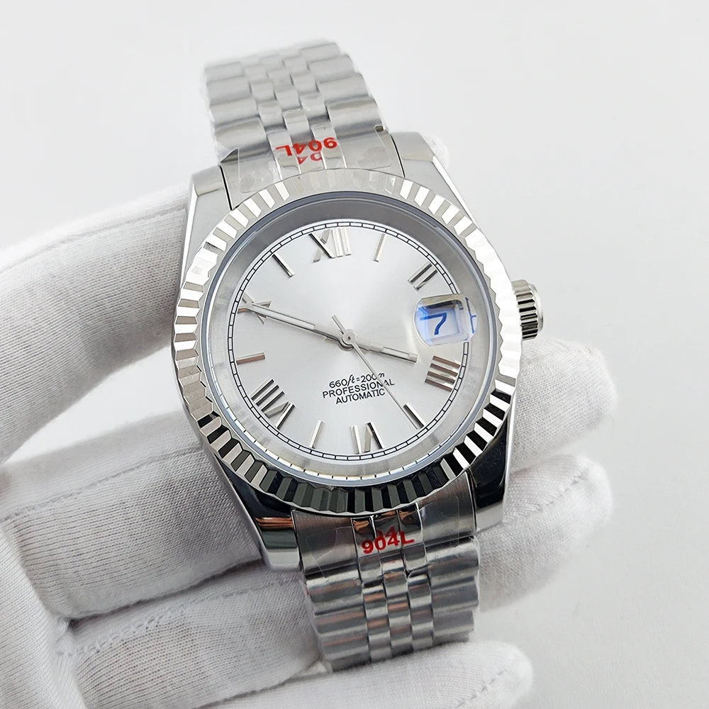 Custom 39mm Automatic Mechanical Watch Sapphire High-end Luxury Business Journal Men's Watch Luminous Waterproof Wristwatch