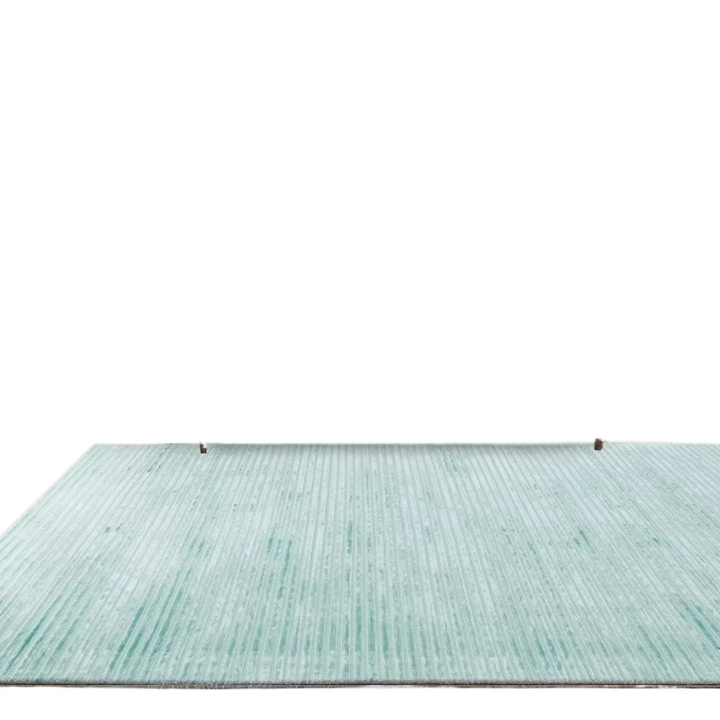 Blue sky silk carpet, glue-free living room coffee table blanket, high-end villa bedroom blanket