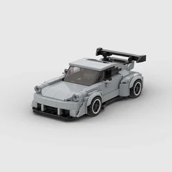 MOC RWB Wide Racer Cars City Sports Vehicle Assembly Model Building Blocks Creative Garage Toys Christmas Gift