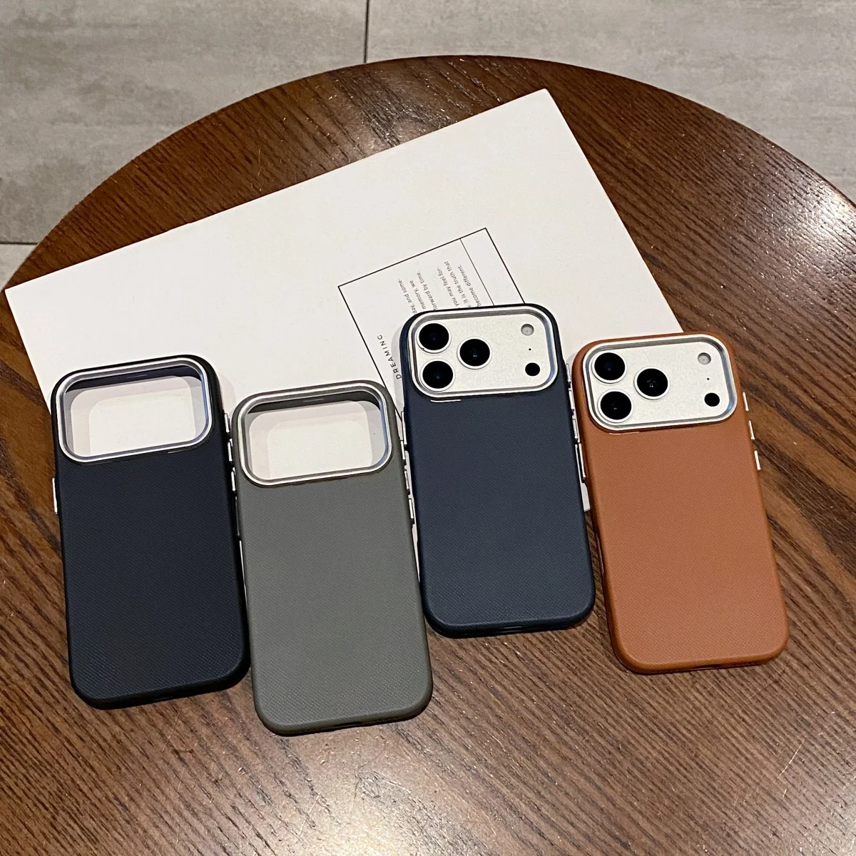 Funda de teléfono de TPU suave con textura de tela de lujo para iPhone 17 Air 16 15 14 13 12 11 Pro Max Plus, cubierta a prueba de golpes de Color sólido esmerilado