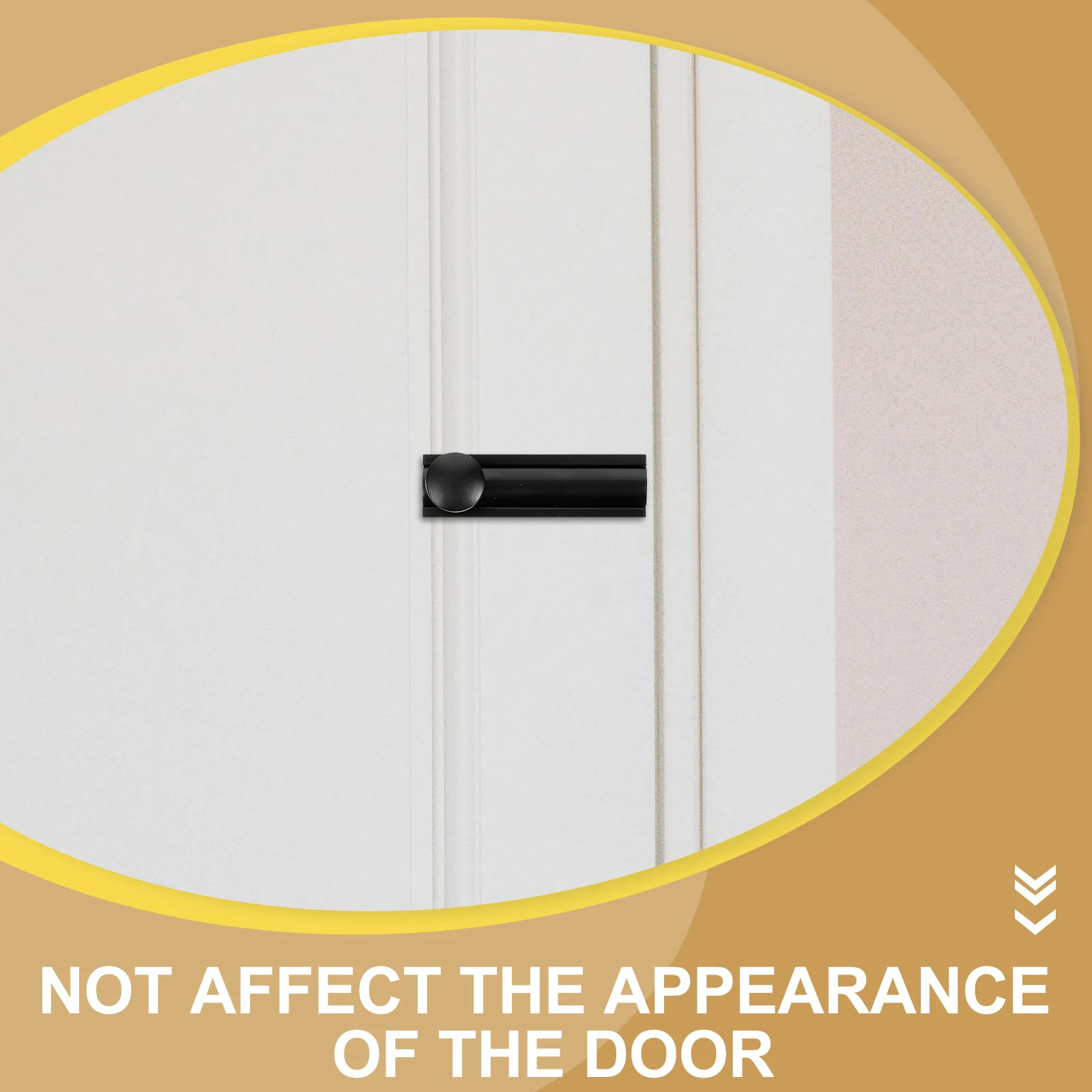 Sliding Security Lock Heavy Duty Bolt Inside Cabinet Screen Door Latch Metal Durable Rust Resistant Easy Install Bedroom