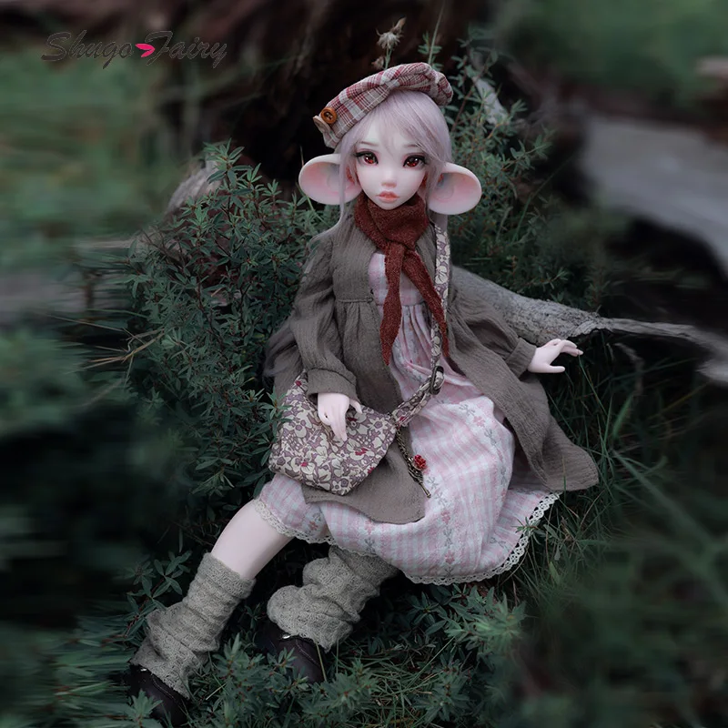 Pre-sale Shuga Fairy 1/4 Yudit Bjd Dolls - Fresh New Doll in Autumn and Winter,Featuring Big Eyes and Big Ears bjd doll bjd 1/4