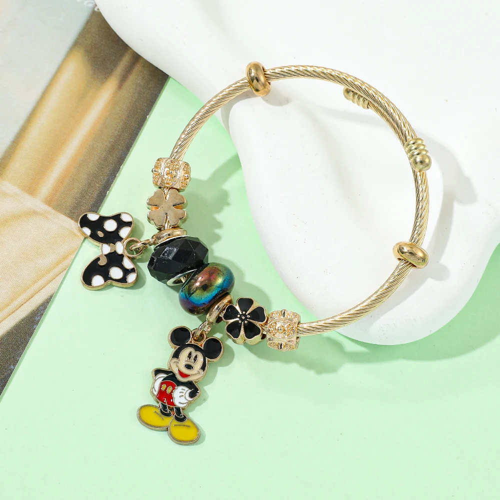 Disney Cartoon Animated Mickey Mouse Pendant Personalized Charm Luxurious Gift Cosplay Accessory Toy Party Gift