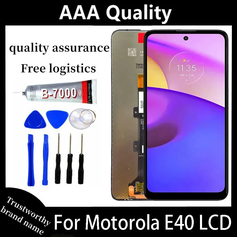 

100% Tested 6.5 inches For Motorola Moto E40 LCD Display Touch Screen Digitizer Assembly Replacement XT2159 For Motorola E40 LCD