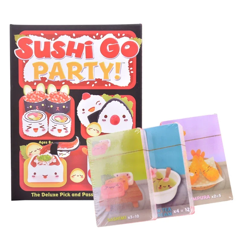 Kid Educational Board Game Interactive Card Game Sushi Go Parent Child Party The Pick Pass Card Kid Game Toy Card Party Game