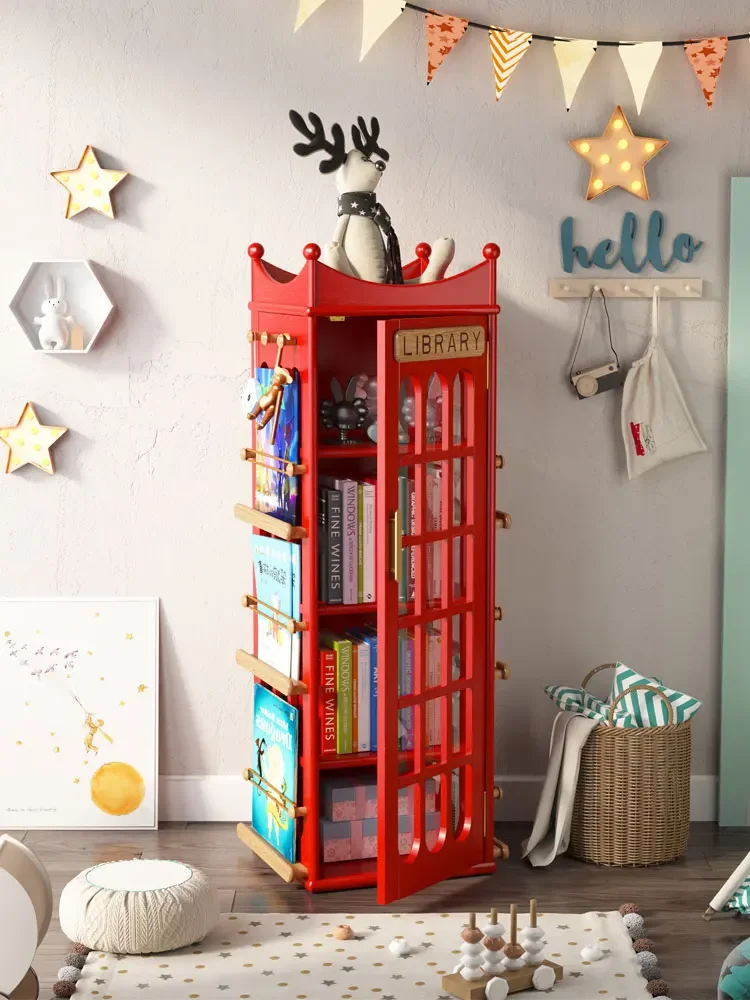 Bookcase Living Room Floor Storage Rack Home Creative Reading Area Picture Book Rack1