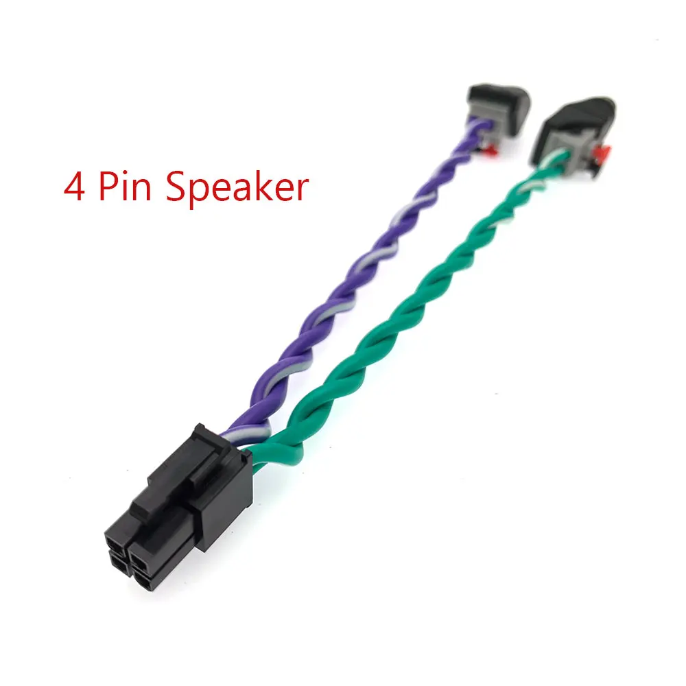 4-Pin Power Amplifier Speaker Input RCA Out Harness Cable For Cerwin-Vega B1 B2 B4 Bomber SERIES