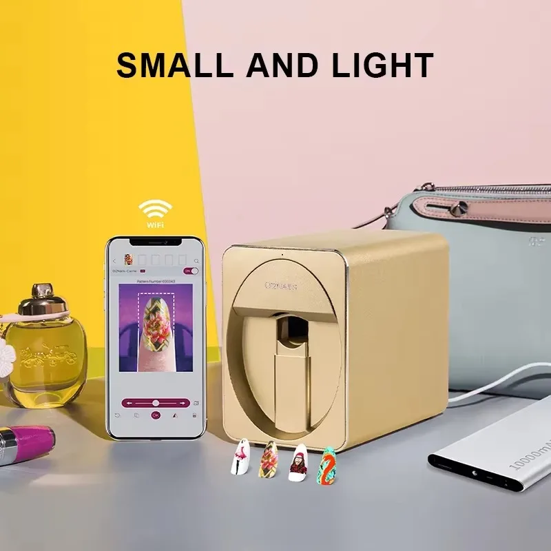 

3d Automat Smart Desktop Nail Printer Set Robot Nail Manicure Machine Quick Manicure Christmas Nail Art