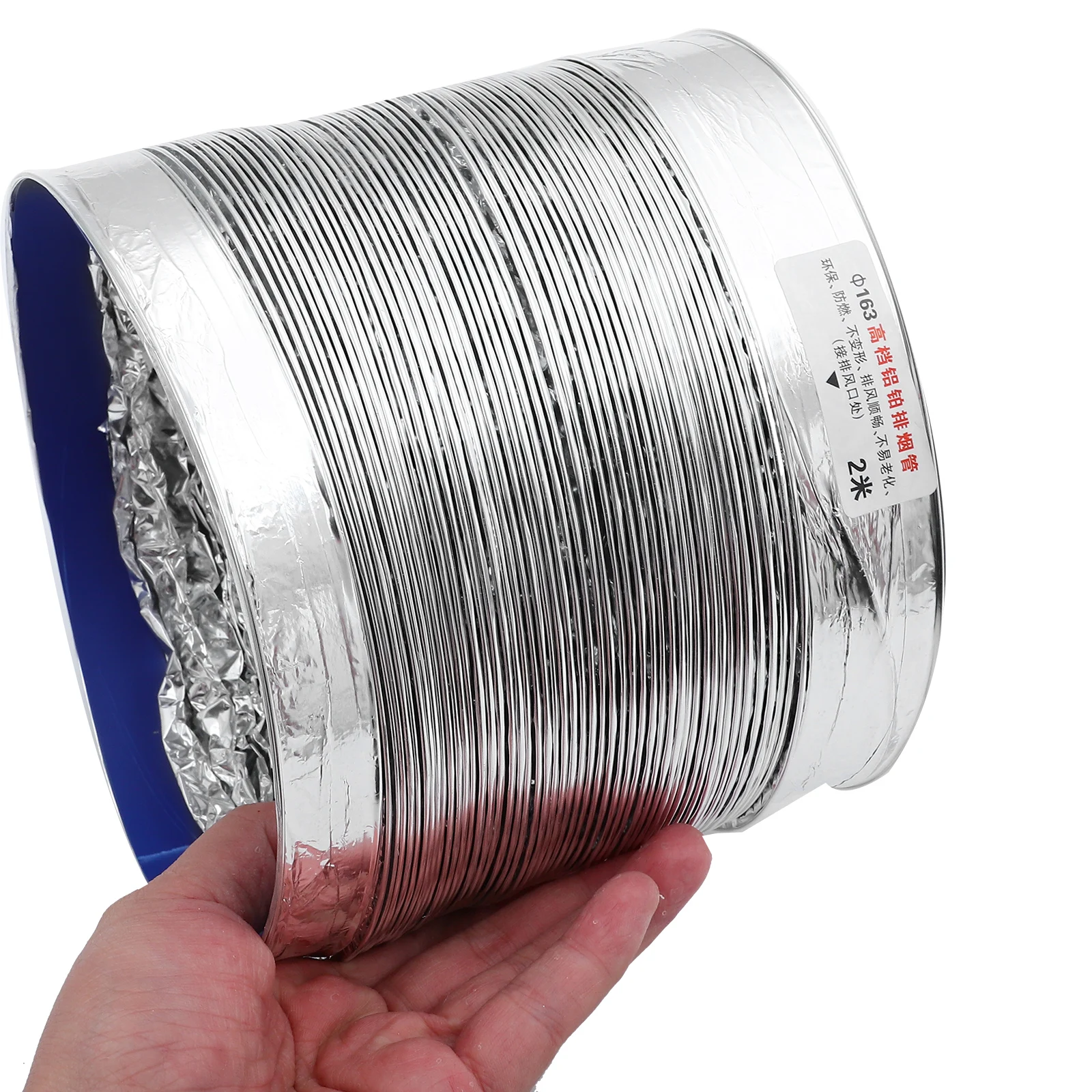 

2m High Temperature Resistant Aluminum Foil Ducting Fireproof Ventilation Hose for Bathroom Greenhouse Exhaust Duct Hose