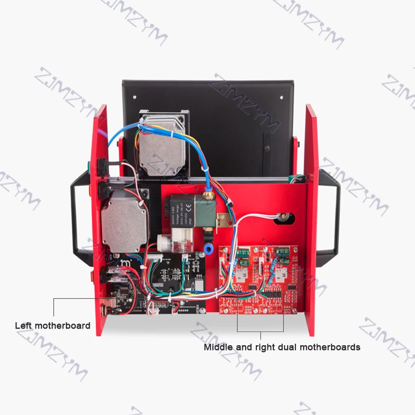 Máquina de marcado portátil de JMB-170, máquina neumática de marcado de puntos de Metal, impresora Plotter, máquina de codificación (170*110mm) 220V 136KW