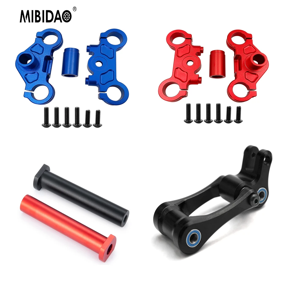 MIBIDAO Rear Wheel Hub/Front &Rear Wheel Fixed Axle Inner Hexagon Pin/Steering Servo Mount For 1/4 Promoto-MX Motorcycle Upgrade