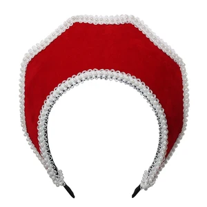 Medieval Elisabetano Crown Headpiece Real French Maria Queen Women's Cosplay Banda Accessories 10 Main Sales Chapeu Queen Elizabeth - №1