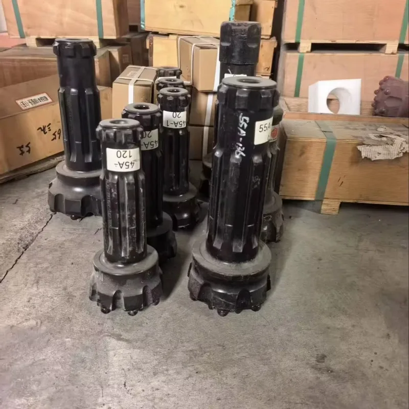 XJG Rock DTH Drill Bits Drilling Rig Powered Max 100m Depth 3-Month Warranty Sizes 90-165mm
