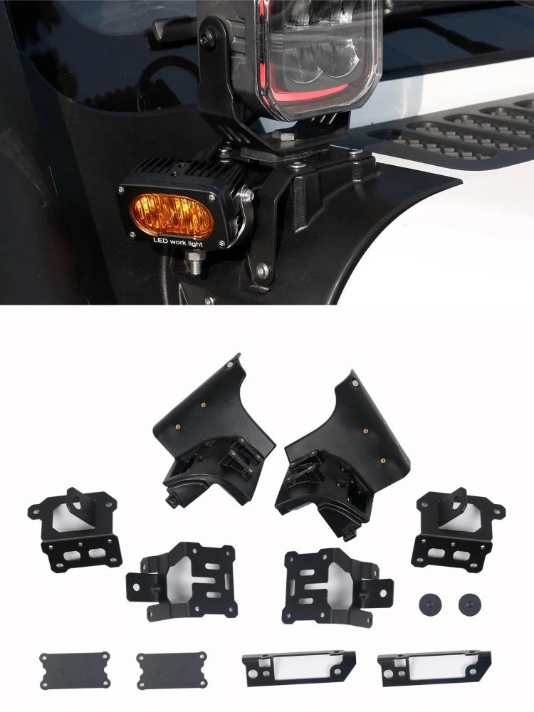 For BAW 212 T01 Car A-pillar Dual-light Expansion Bracket Wear-resistant Front Hood Led Spotlight Quick Release Lamp Stand