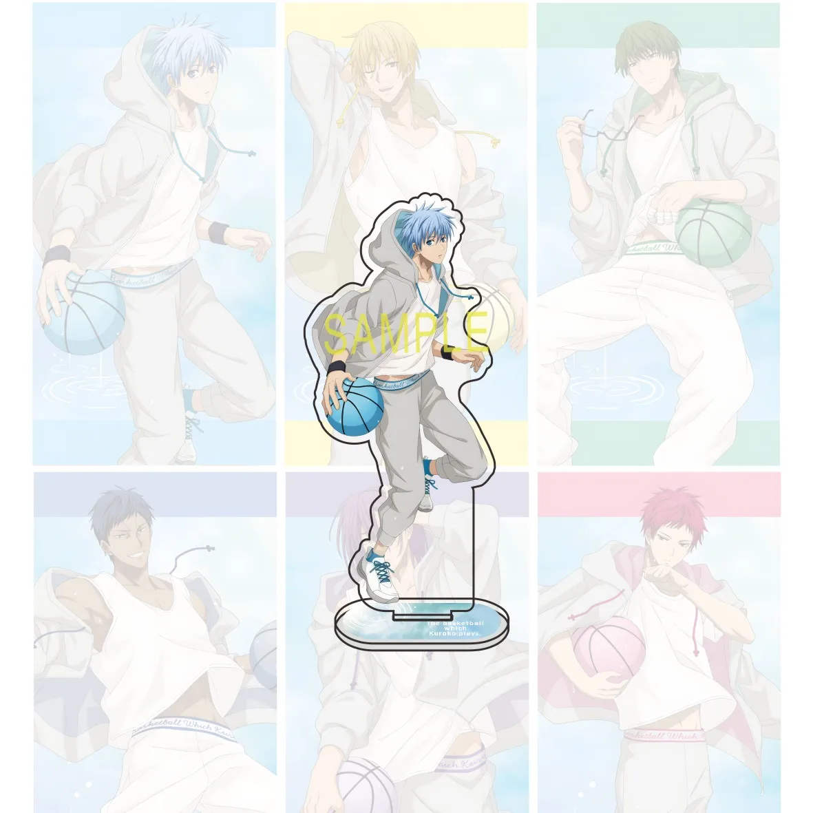 Anime Kuroko's Basketball 15 cm Acrylic Character Kuroko Akashi Aomine Atsushi Ryōta Standing Model Desktoporation Fan Gift